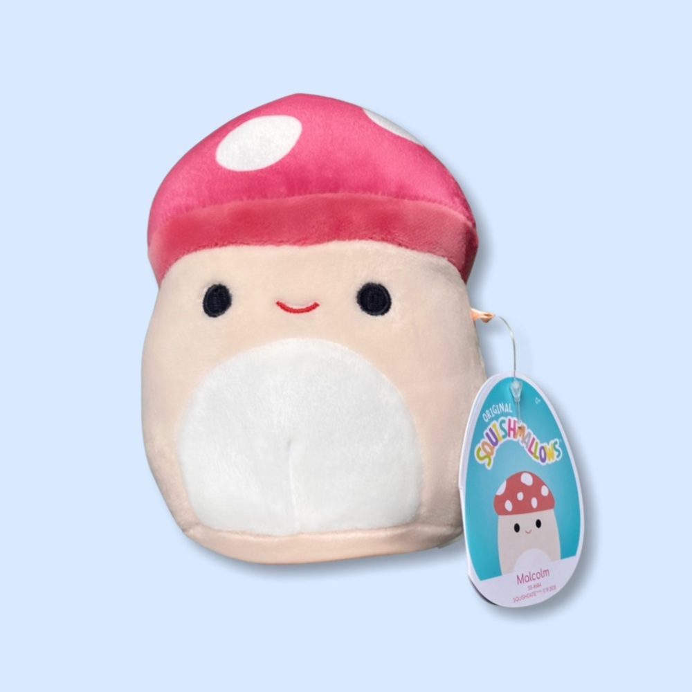 Squishmallow 5” Malcolm the Mushroom BNWT